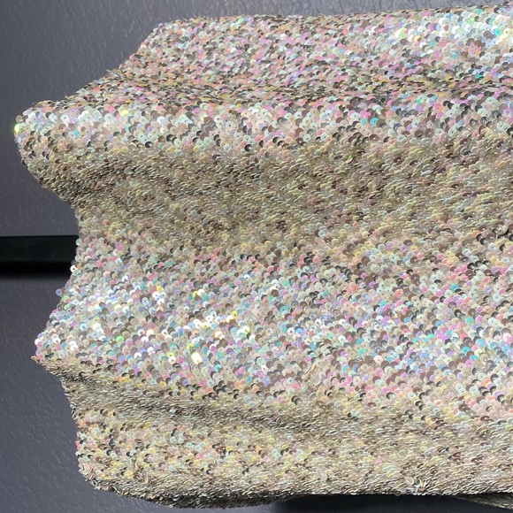 ALLSAINTS - NWT - ‘Velutina’ vest: weighted iridescent sequined, zip, lined - 14 - Picture 11 of 16